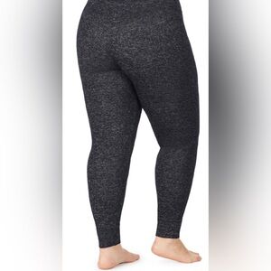 Tahari legging coal grey black textured high waisted 2X/3X new with partial tag